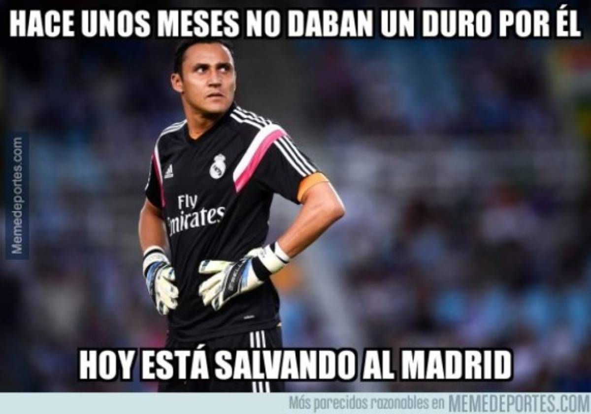 Los mejores memes de Keylor Navas y Real Madrid ante Granada