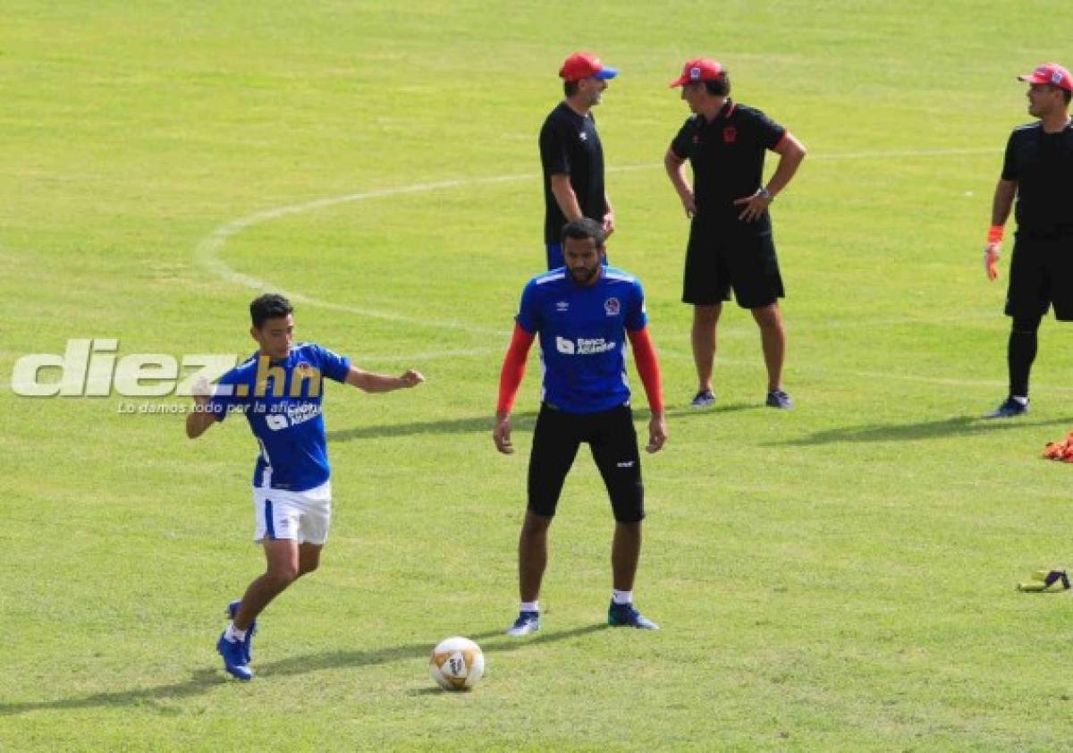 Entre bromas y risas, Olimpia entrenó pensando en el clásico ante Motagua