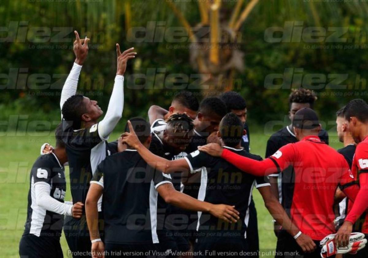 FOTOS: Olimpia trajo hasta porterías para preparar la semifinal en Tela