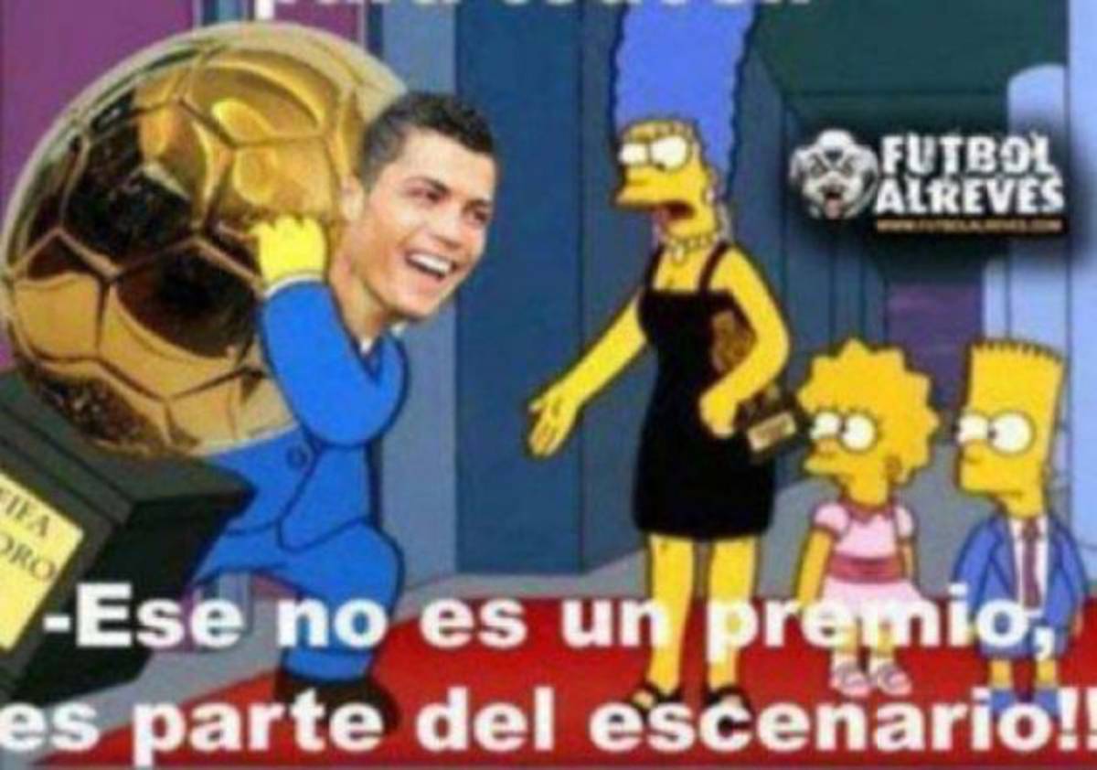 Los memes de la Gala del Balón de Oro.