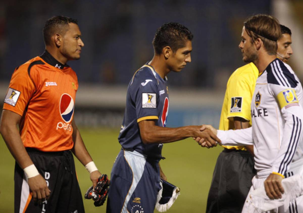 Imágenes de David Beckham en el Nacional.