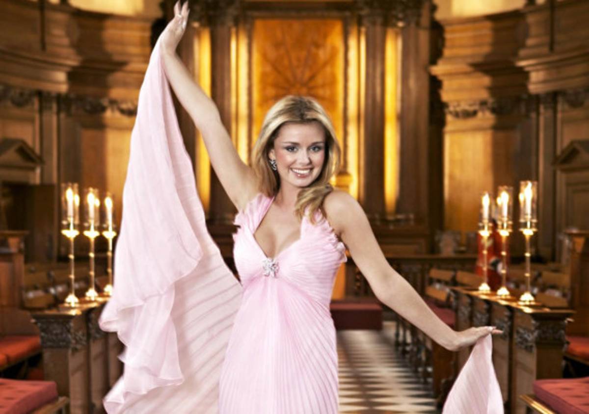 Imágenes de la cantante francesa Katherine Jenkins.