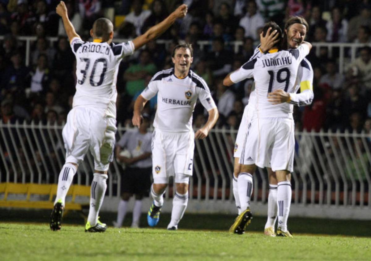 Imágenes de David Beckham en el Nacional.