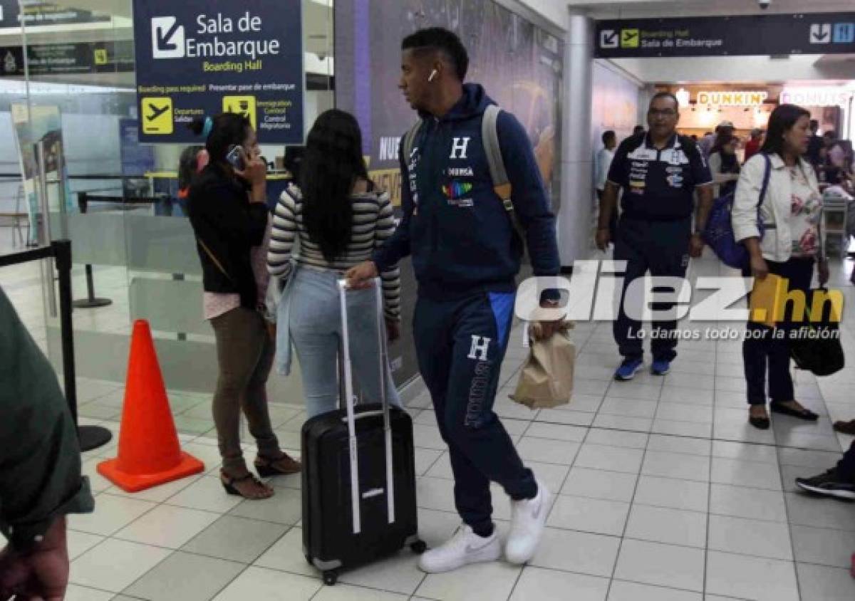 ¡Besos, abrazos y fotos! Así fue la salida de Honduras rumbo a Chile