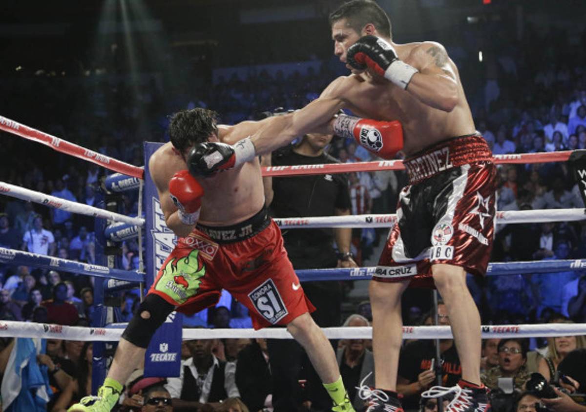 Las mejores imágenes de la pelea Chávez JR. vs Maravilla Martínez.