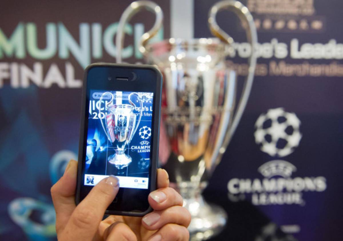 Imágenes de la copa de la UEFA Champions League