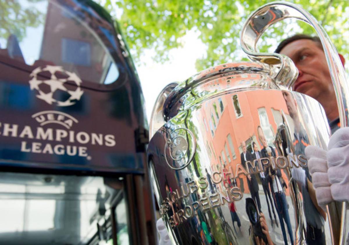 Imágenes de la copa de la UEFA Champions League