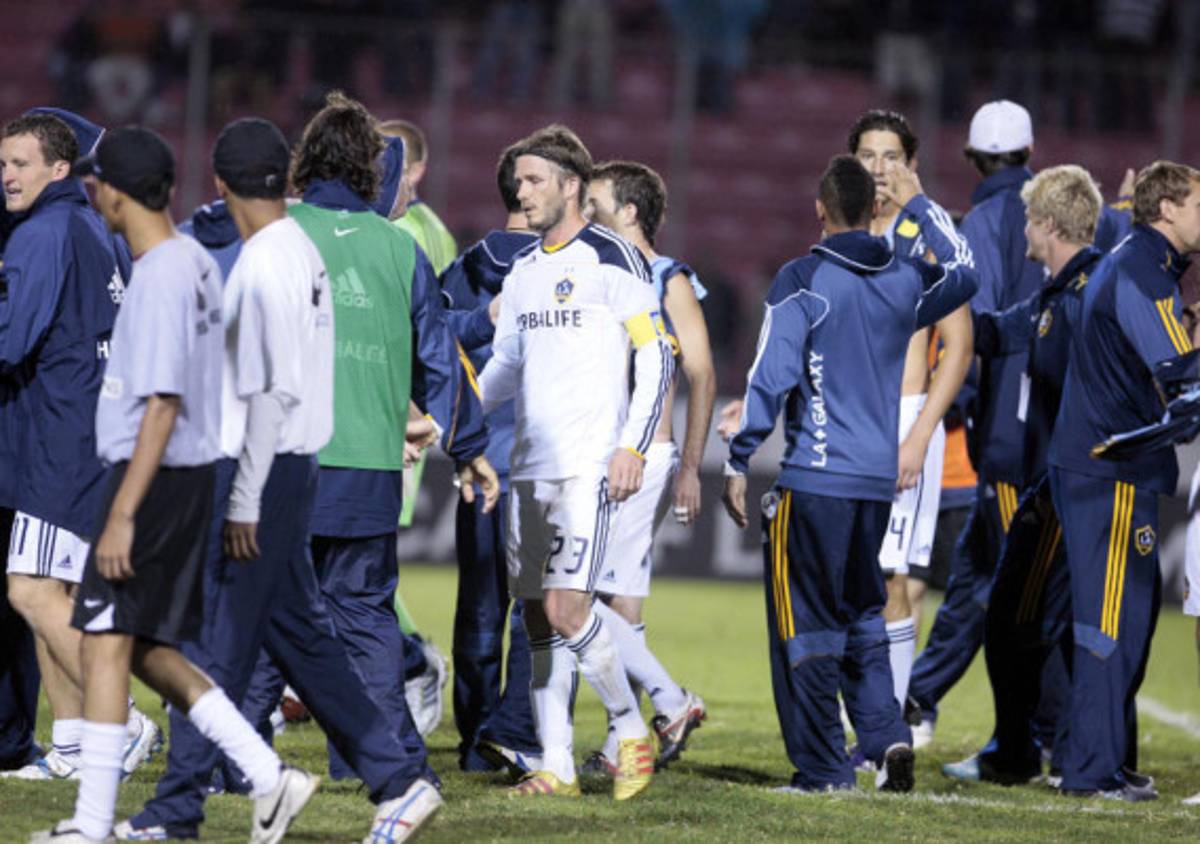 Imágenes de David Beckham en el Nacional.