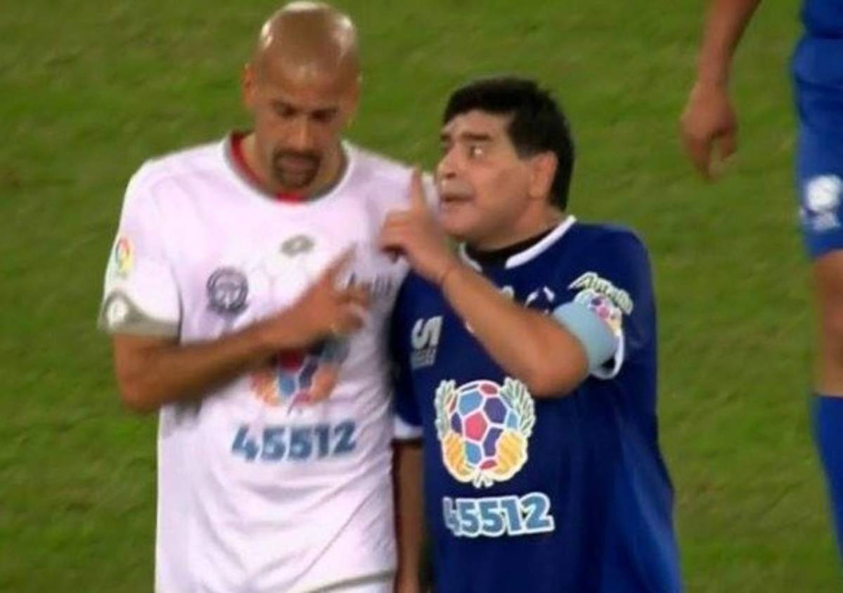 Esto se dijeron 'La Brujita' Verón y Diego Maradona en Italia