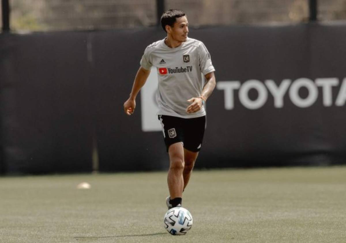 Andy Najar ya hace trabajos con balón y está cerca su regreso al fútbol con Los Ángeles FC