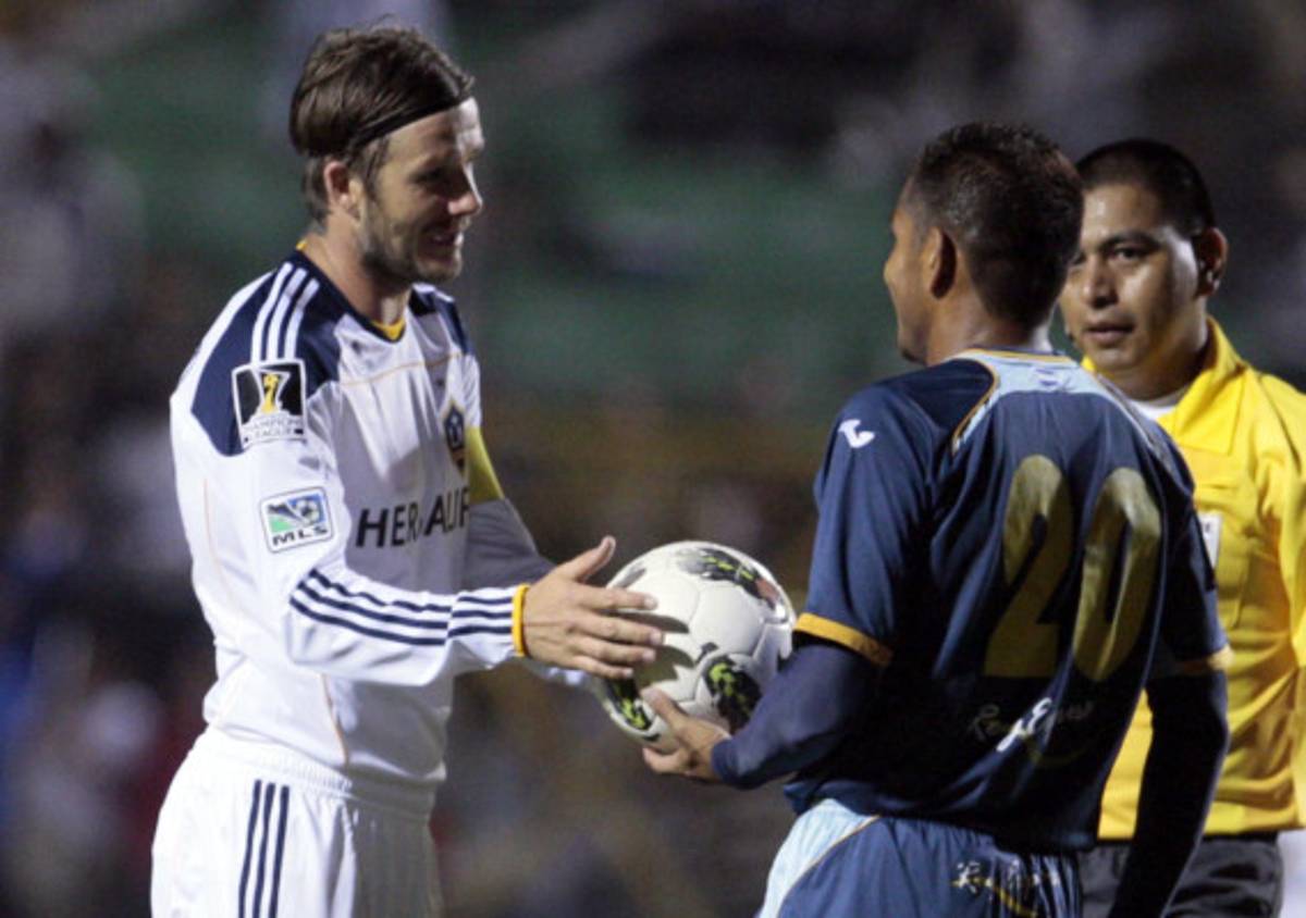 Imágenes de David Beckham en el Nacional.