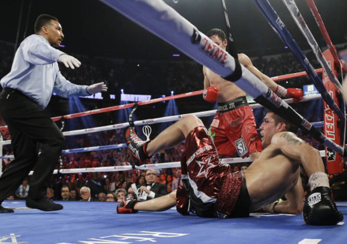 Las mejores imágenes de la pelea Chávez JR. vs Maravilla Martínez.