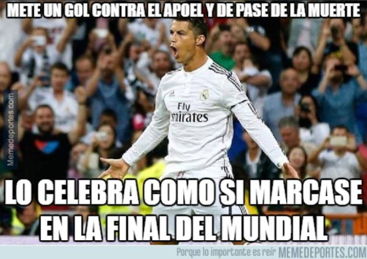¡Los memes atacan a Cristiano y Asensio después de la paliza del Madrid al Apoel!