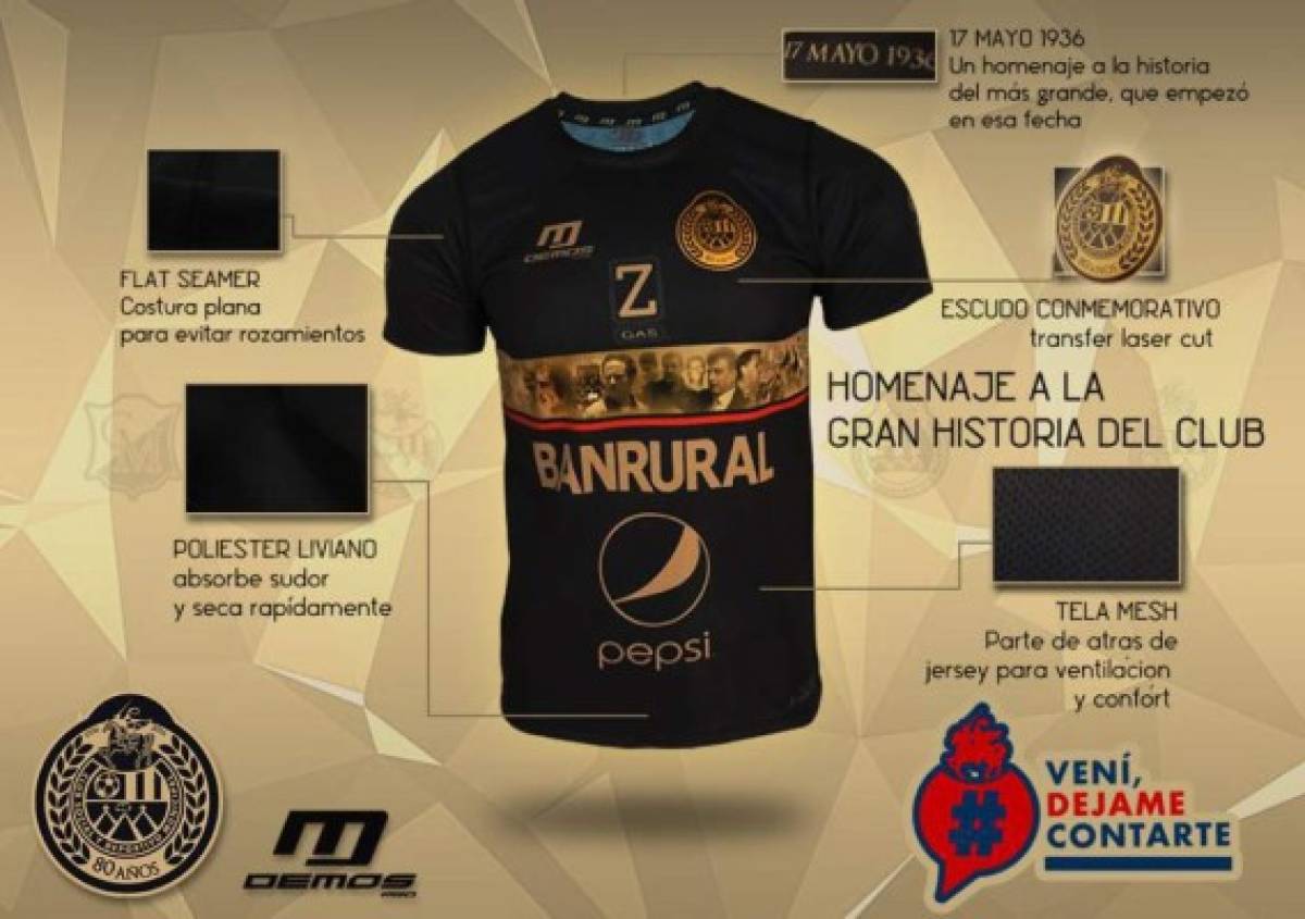 ¿Cuál es la más linda? Las camisas conmemorativas de los equipos de Centroamérica