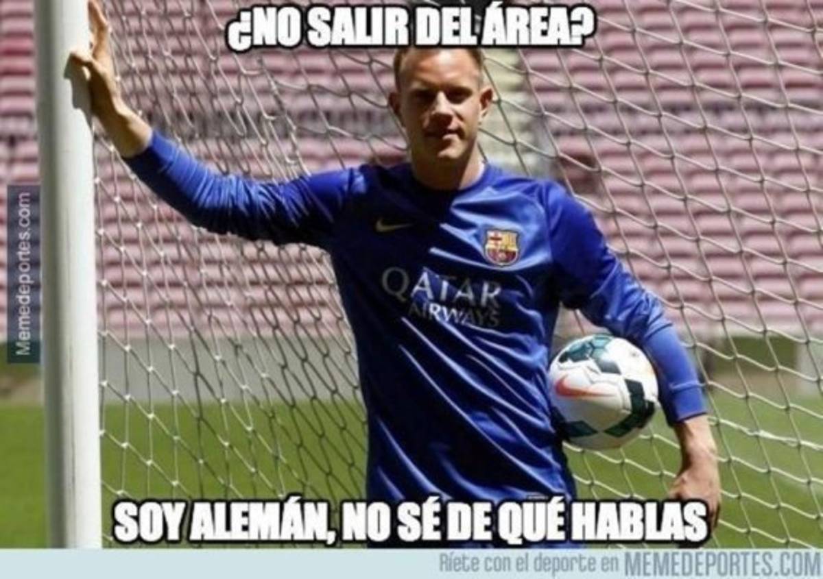 MEMES: Ter Stegen y las burlas que recibió tras su error ante el Levante