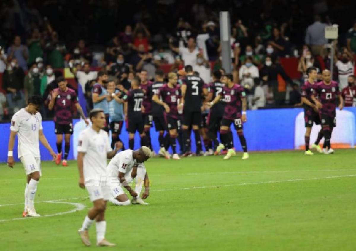 Fatídica noche: La frustración de los hondureños en el Azteca y el júbilo de los mexicanos tras goleada