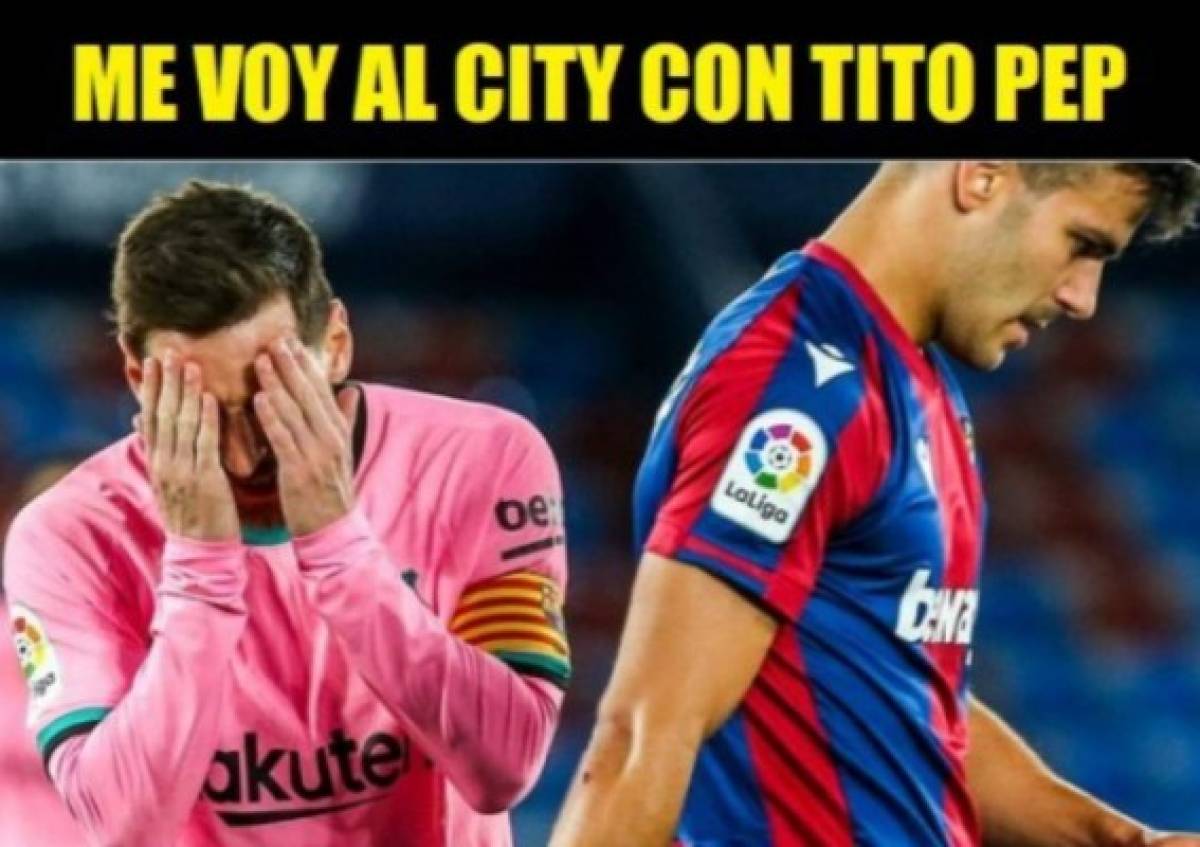 Los nuevos memes que castigan a Messi y Barcelona tras tirar la liga española ante Levante