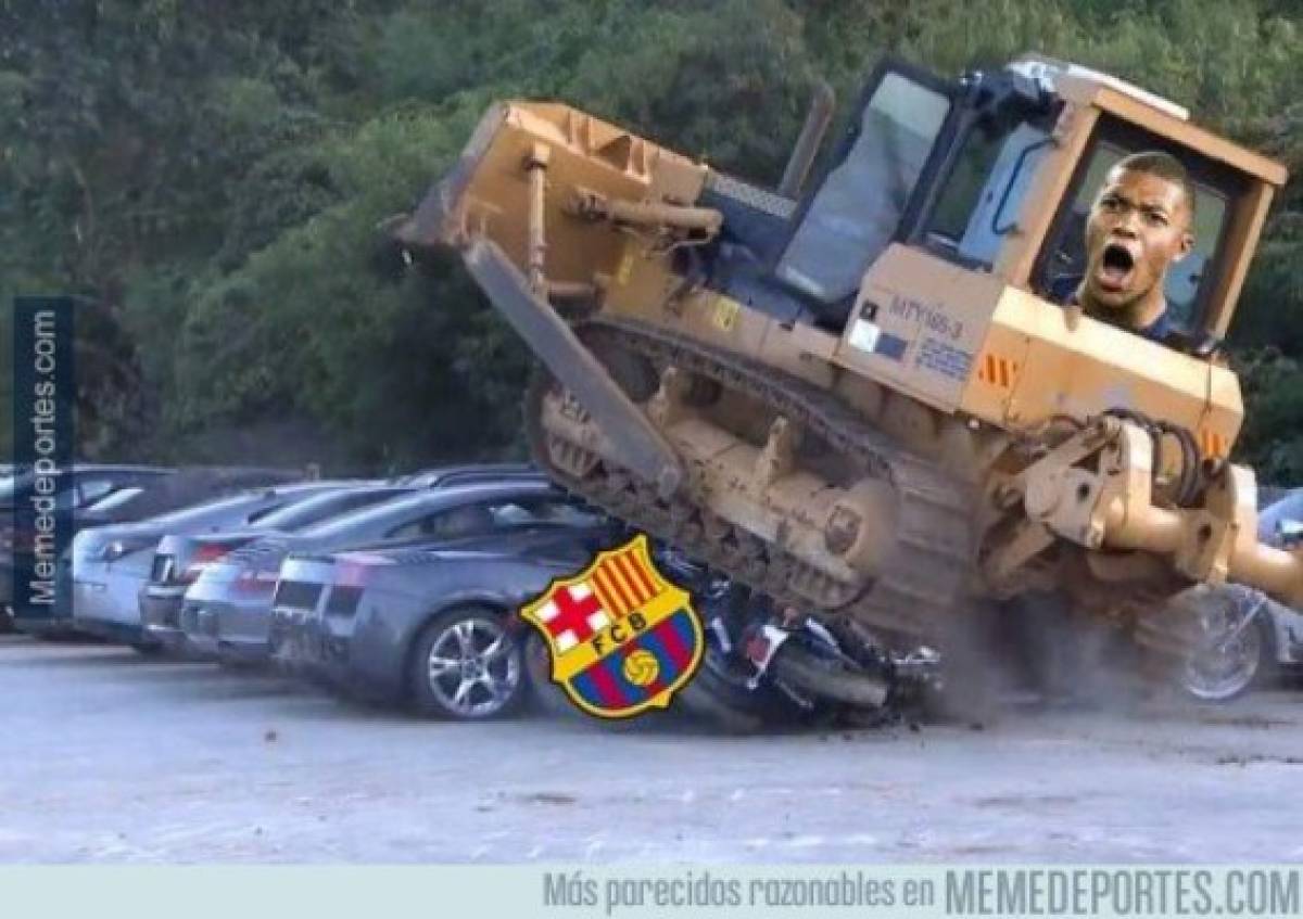 Hacen pedazos a Piqué y a Messi: Los otros memes de la goleada del PSG al Barcelona