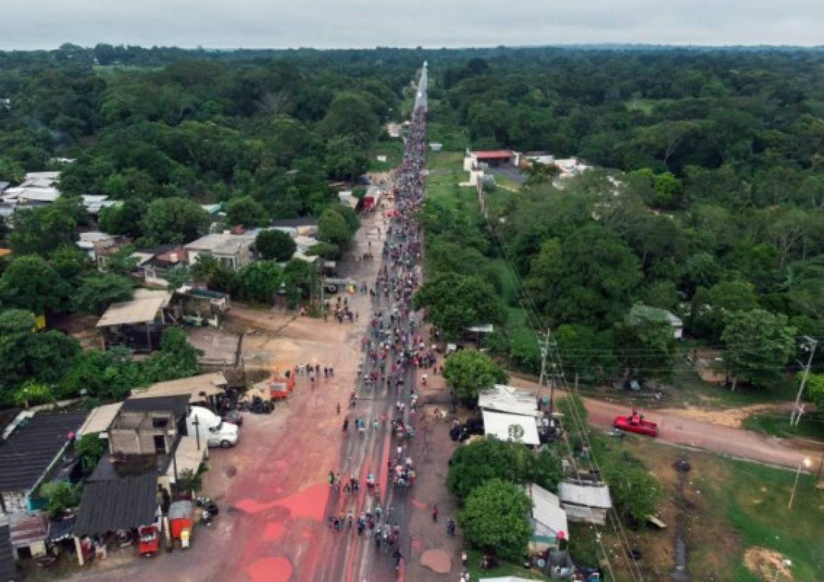 El bonito gesto de gobernante mexicano con migrantes hondureños