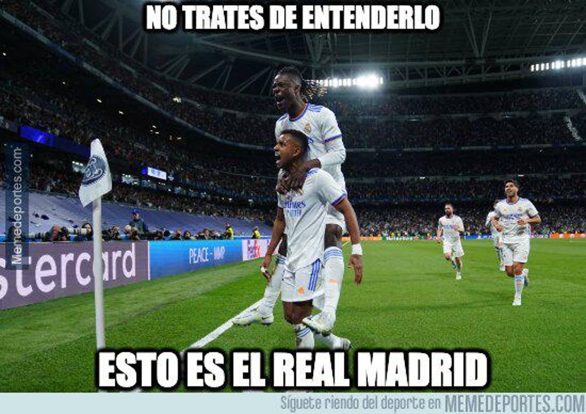 Los crueles memes de la remontada del Real Madrid ante el Manchester City en la Champions League