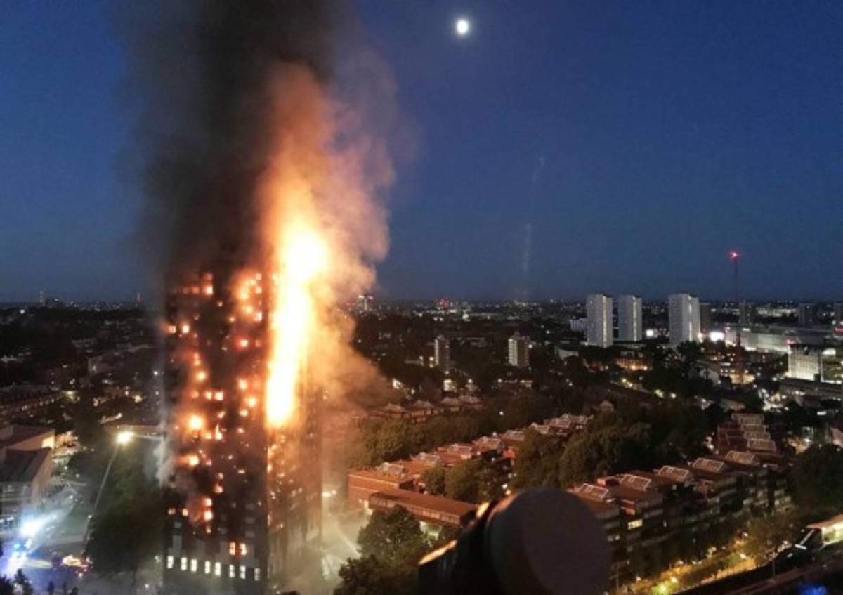 Devastadoras imágenes: Lo que dejó incendio en Londres donde murieron 6 personas