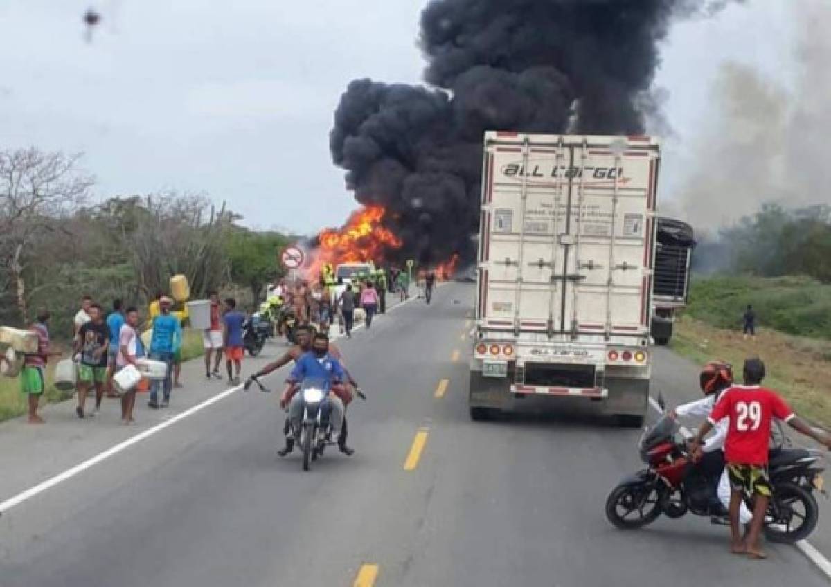 Zozobra en Colombia: Al menos siete muertos y 46 heridos por explosión de camión