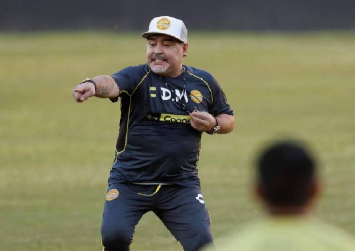 Así son los entrenamientos de Diego Maradona en Dorados de Sinaloa