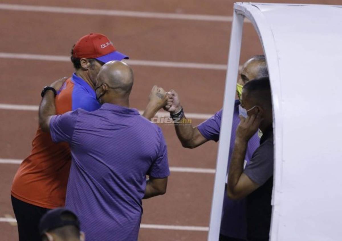 ¡Figura del Real España llegó con la mandíbula rota al Olímpico, las mejores fotos del Real España-Olimpia!