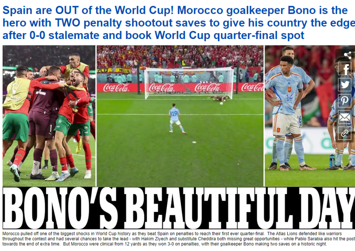 ¡Ridículo! Prensa internacional estalla tras la eliminación de España en Qatar: “No sabían que jugaban un Mundial”
