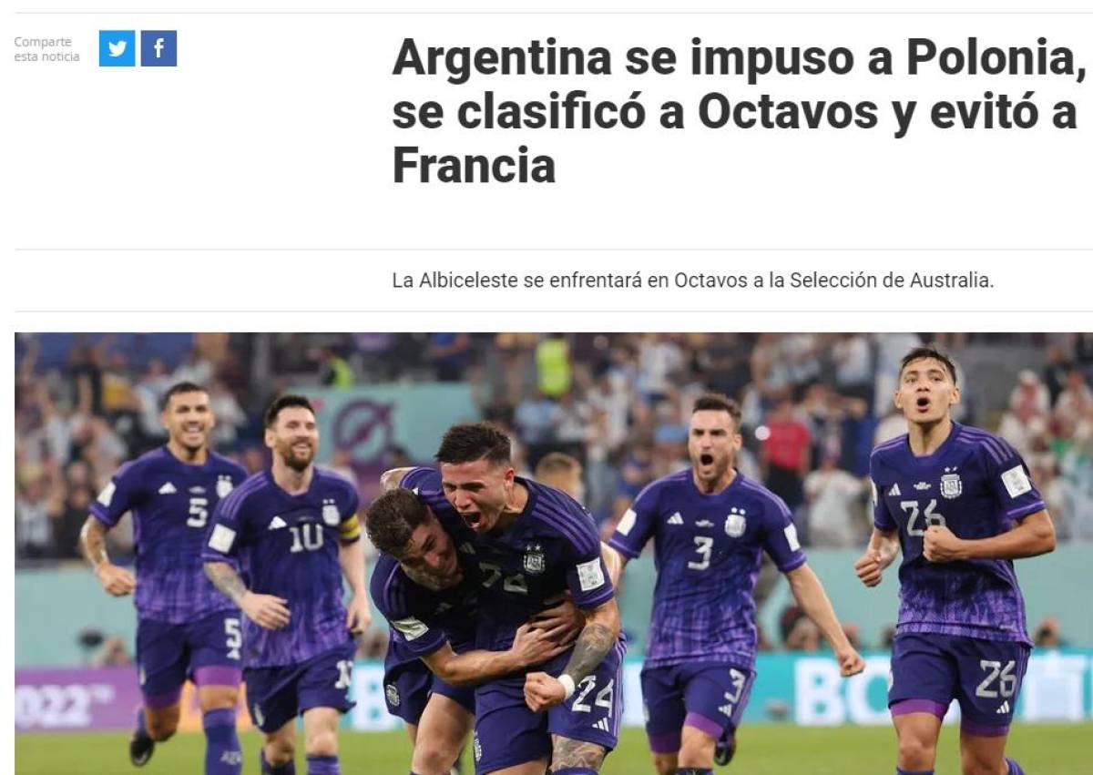 “Abran paso a Argentina”, “Son candidatas al título”: Prensa internacional reacciona tras el triunfo argentino ante Polonia