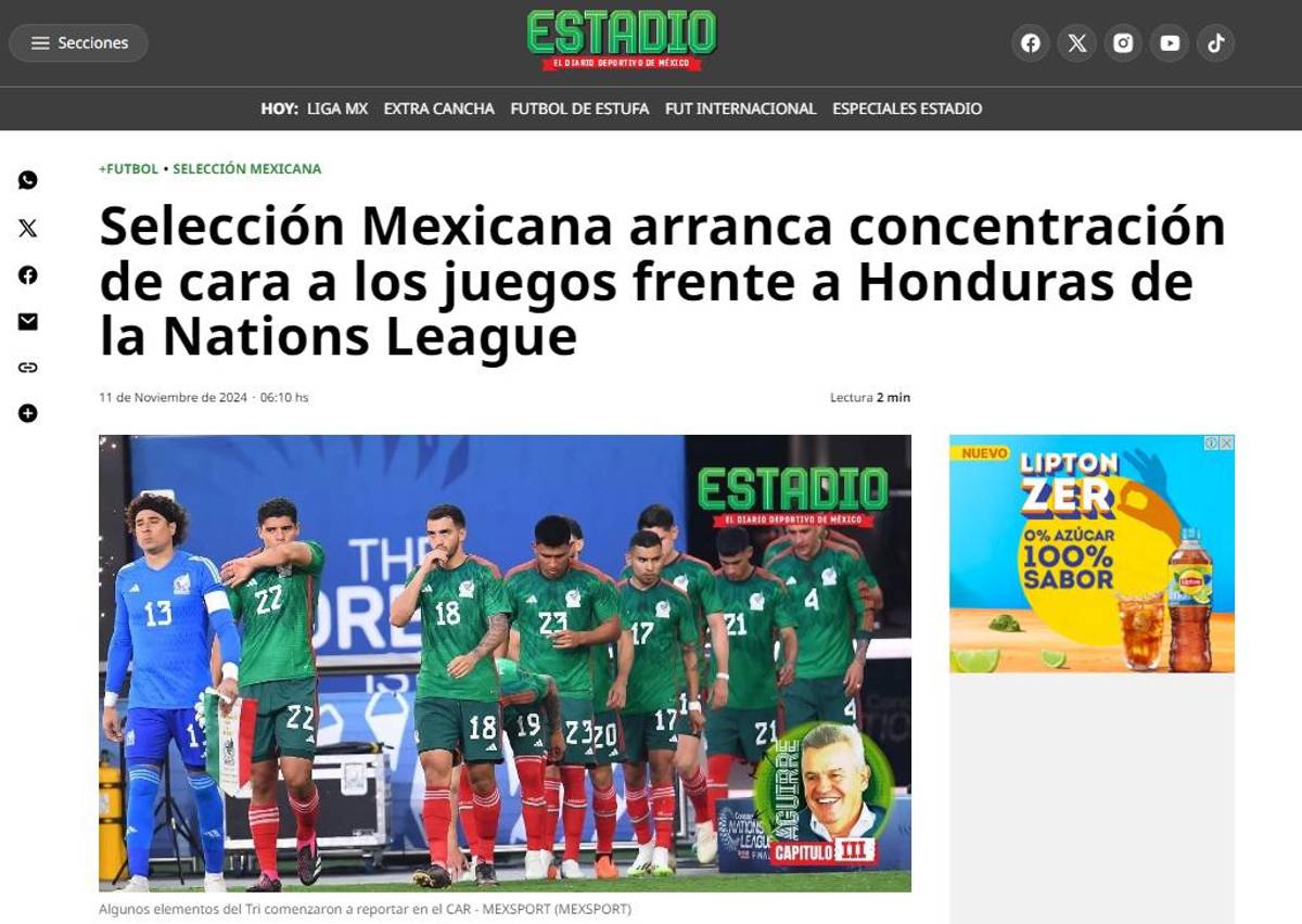 Chino Huerta, Oswaldo Sánchez, arbitraje y “el Morazán, una pesadilla”: así palpita la prensa mexicana el juego contra Honduras