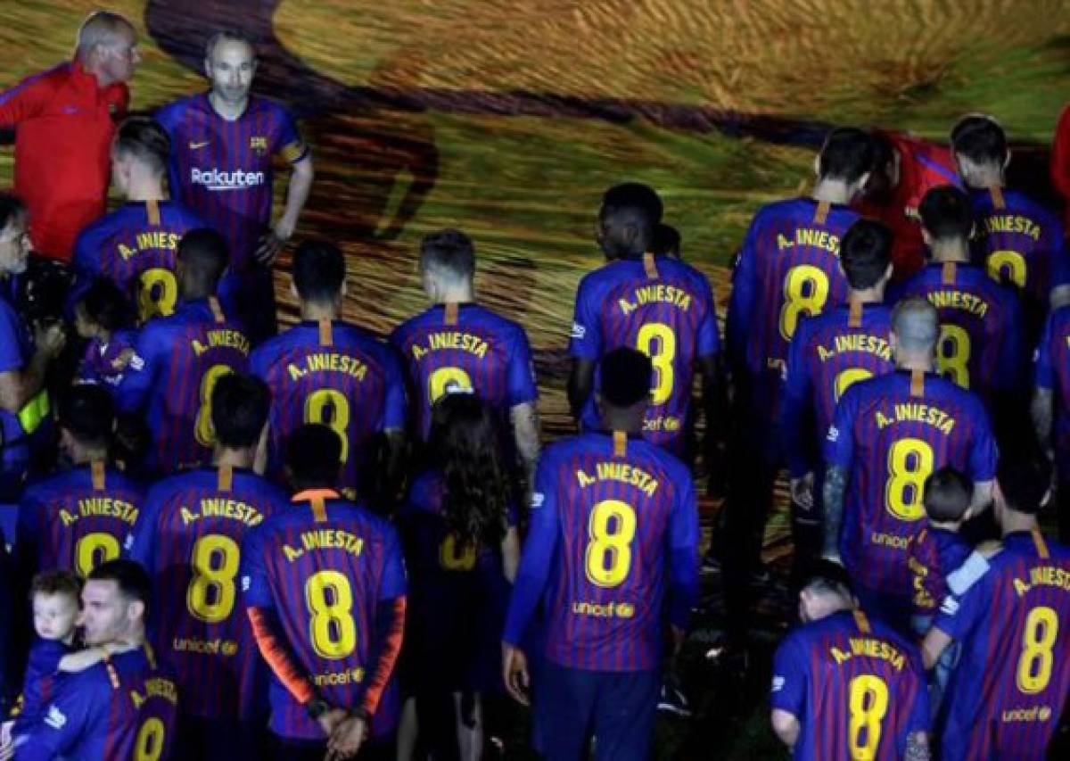 Digno homenaje: Así despidió Barcelona a su leyenda, Andrés Iniesta