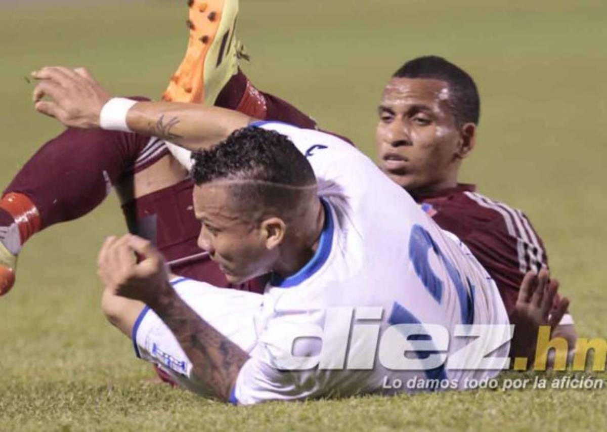 Las mejores imágenes del amistoso Honduras-Venezuela