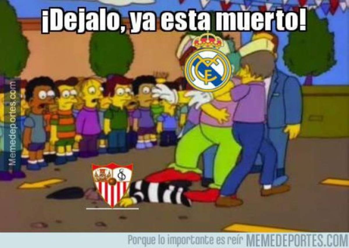 ¡Imperdibles! Los mejores memes de la paliza del Real Madrid al Sevilla