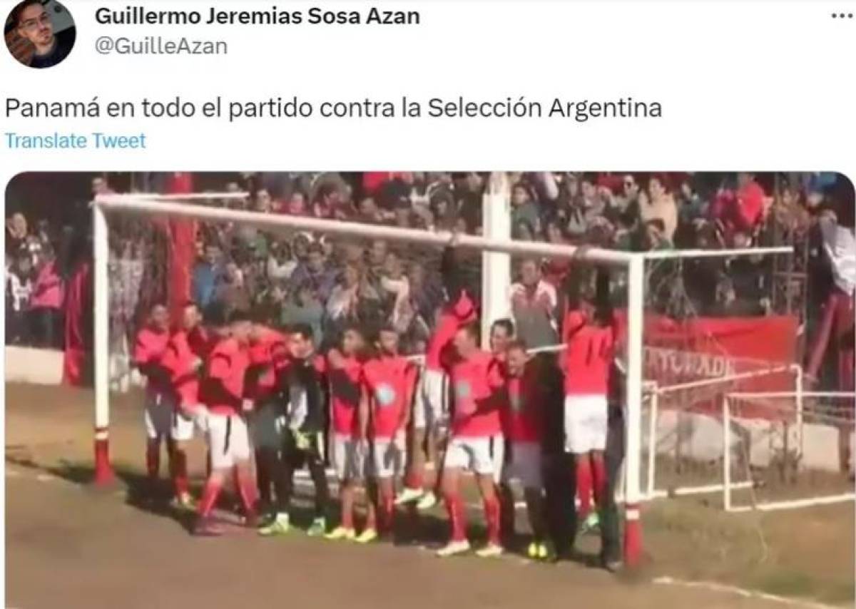 Los memes no perdonan a la selección de Panamá tras la derrota ante la Argentina de Messi