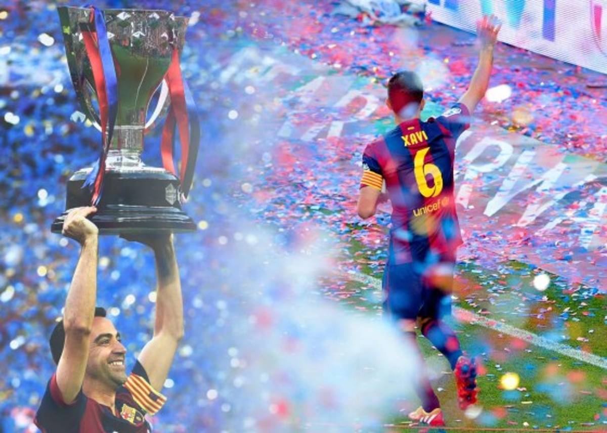 La despedida de Xavi Hernández del Camp Nou