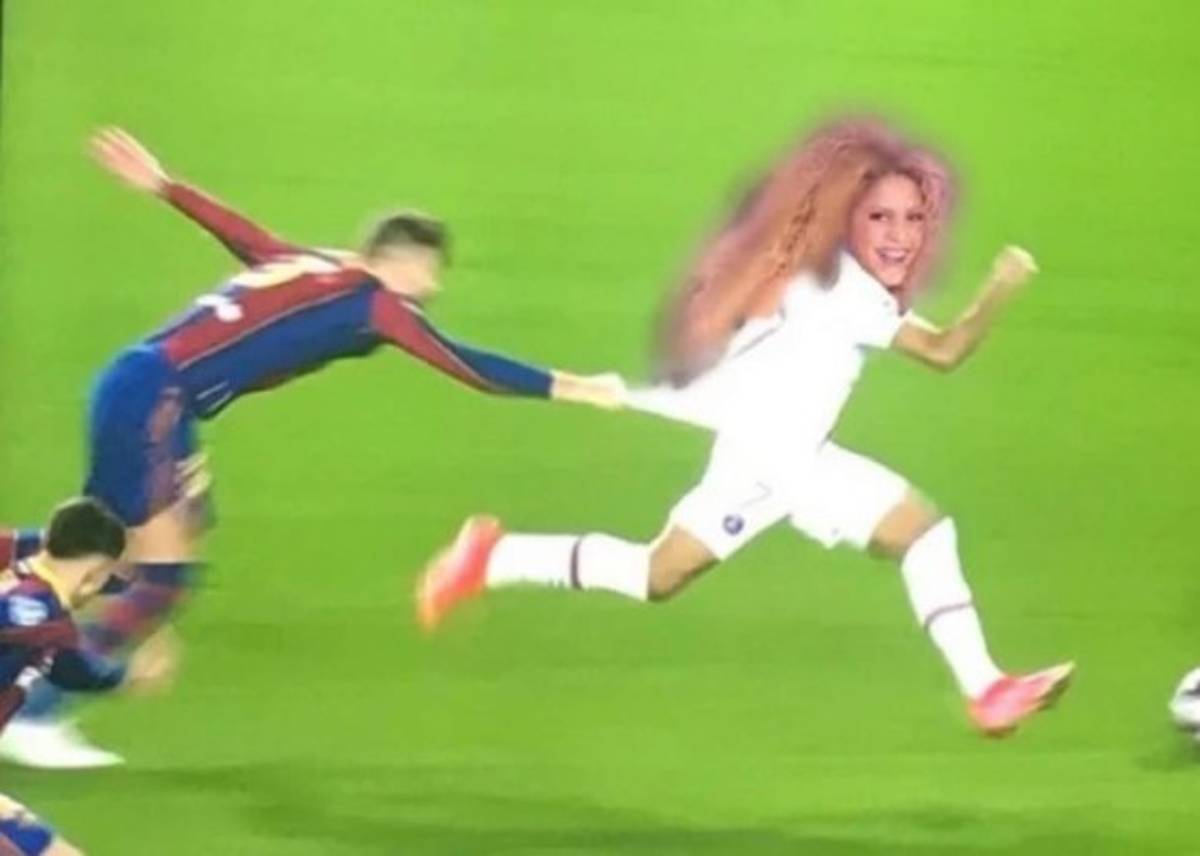 Hacen pedazos a Piqué y a Messi: Los otros memes de la goleada del PSG al Barcelona