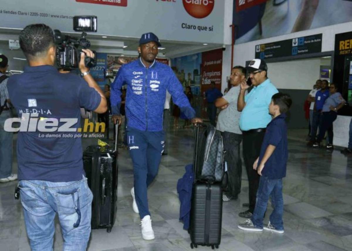 FOTOS: Jugadores de Selección de Honduras llegan tristes tras goleada ante Brasil