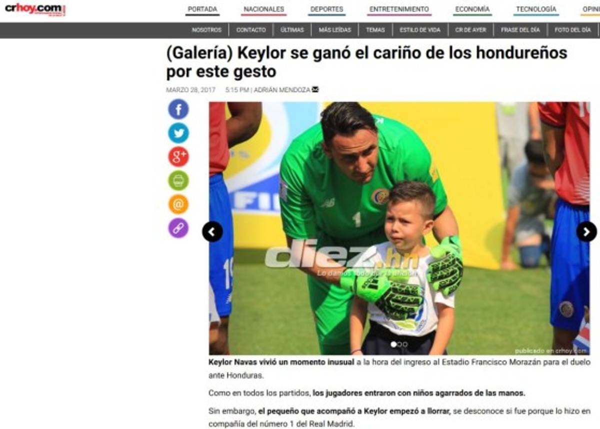 Como 'punto de oro' califica prensa tica empate ante Honduras