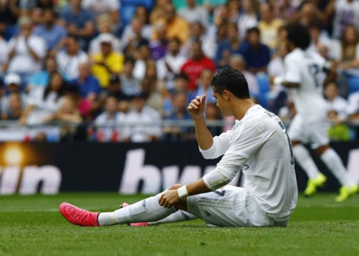 Así fue el sufrimiento de Cristiano Ronaldo ante el Málaga