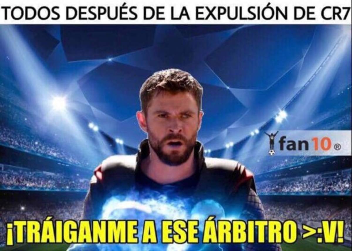 Memes arrecian contra Cristiano Ronaldo por su expulsión en Mestalla