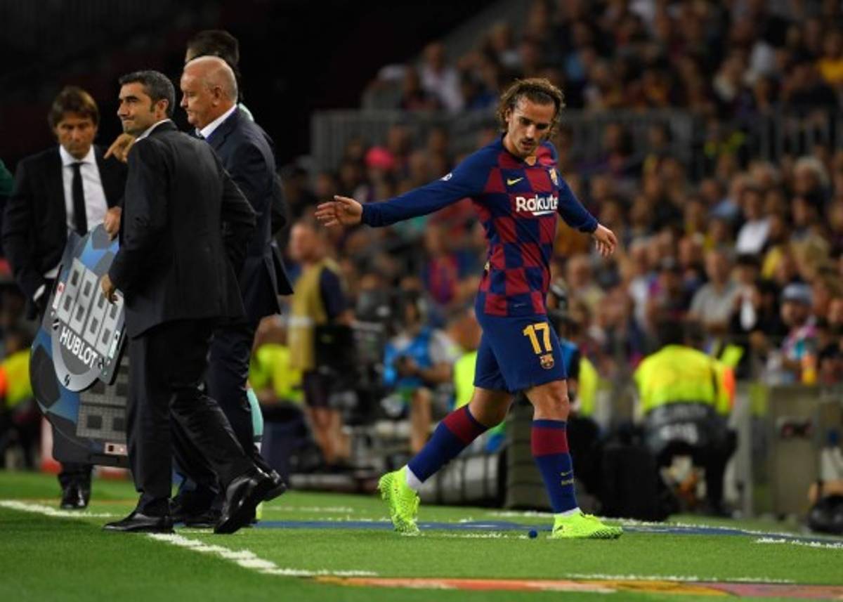 FOTOS: El reclamo de Messi, los jeques en el Camp Nou y la rara imagen entre Valverde y Griezmann