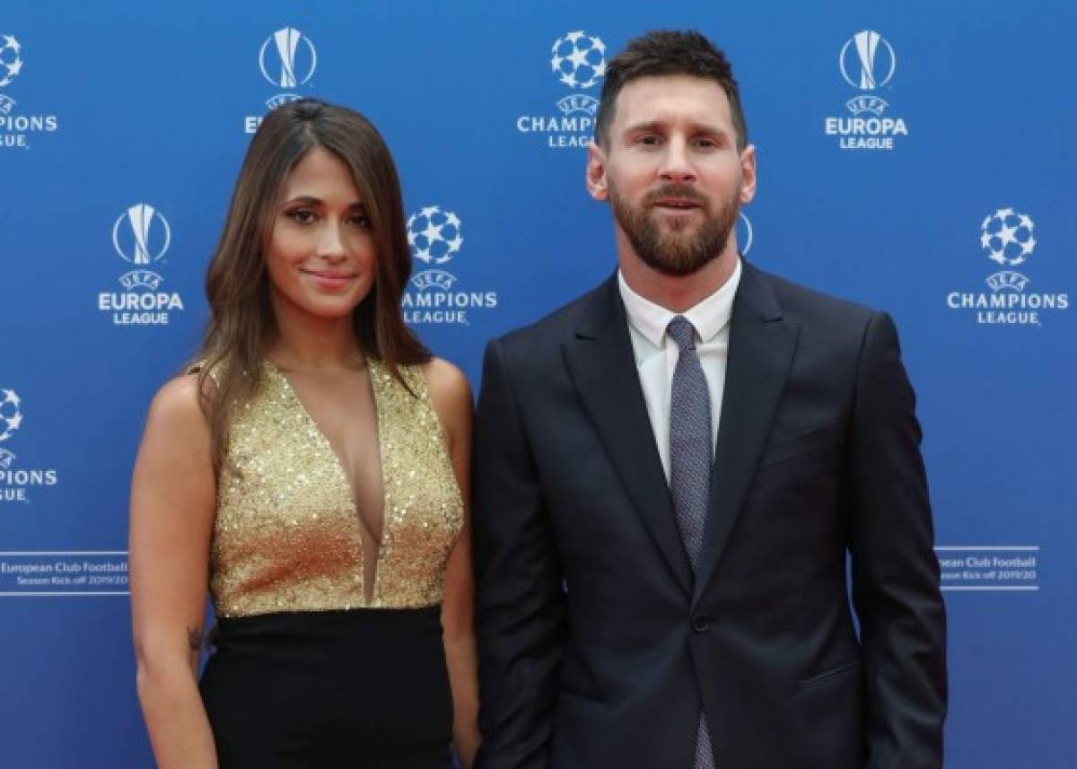 ¡Qué fotos! Antonella Roccuzzo levanta suspiros durante el sorteo de la Champions