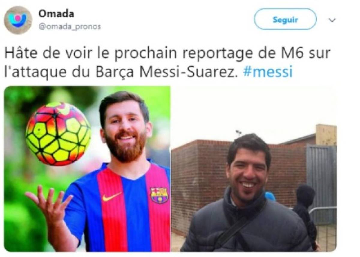 Noticiero de Francia confunde a Messi con su doble y las redes sociales se inundan de memes