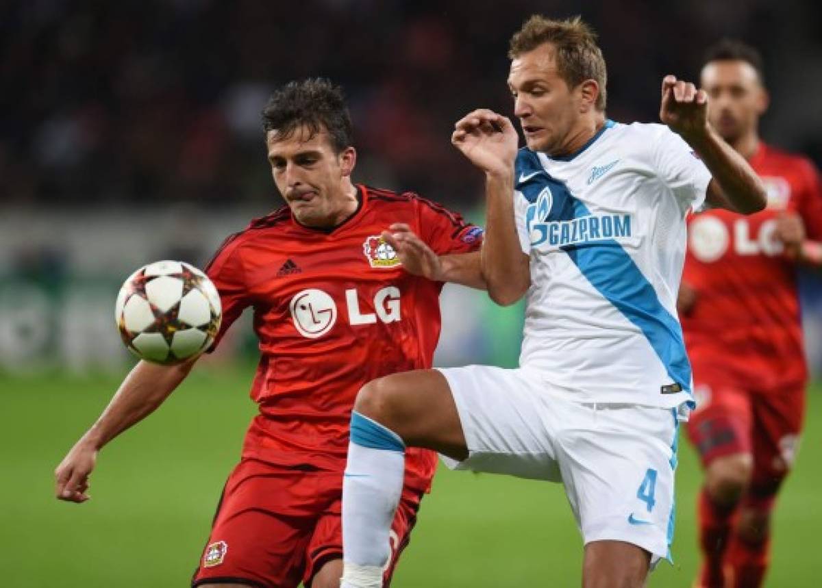 Leverkusen derrota al Zenit y es nuevo líder de su grupo