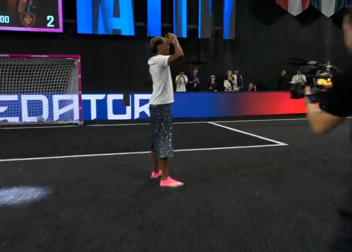 Así fue el debut de Lamine Yamal en la Kings League: anotó para la victoria de su equipo y las fotos con Nicki Nicole