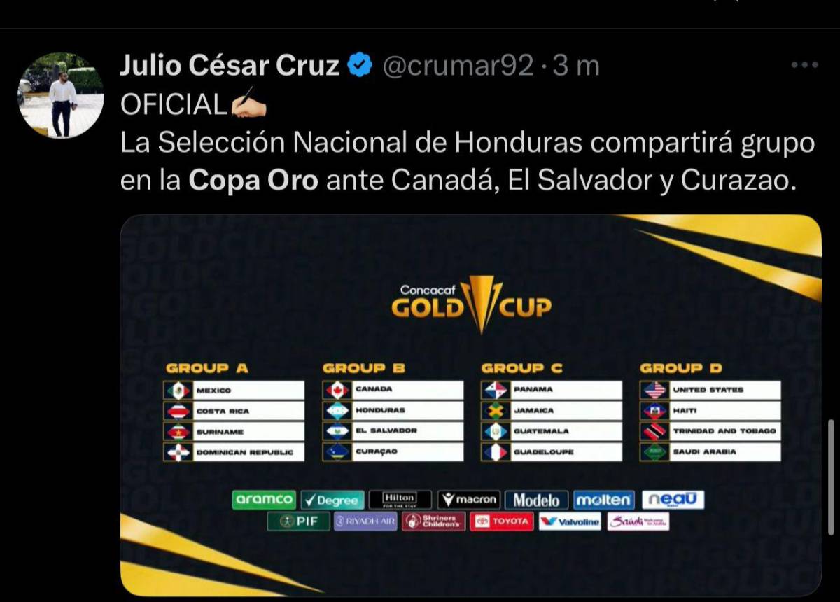 México en el grupo de la muerte Honduras con rival aburridón: así reacciona la prensa al sorteo de la Copa Oro
