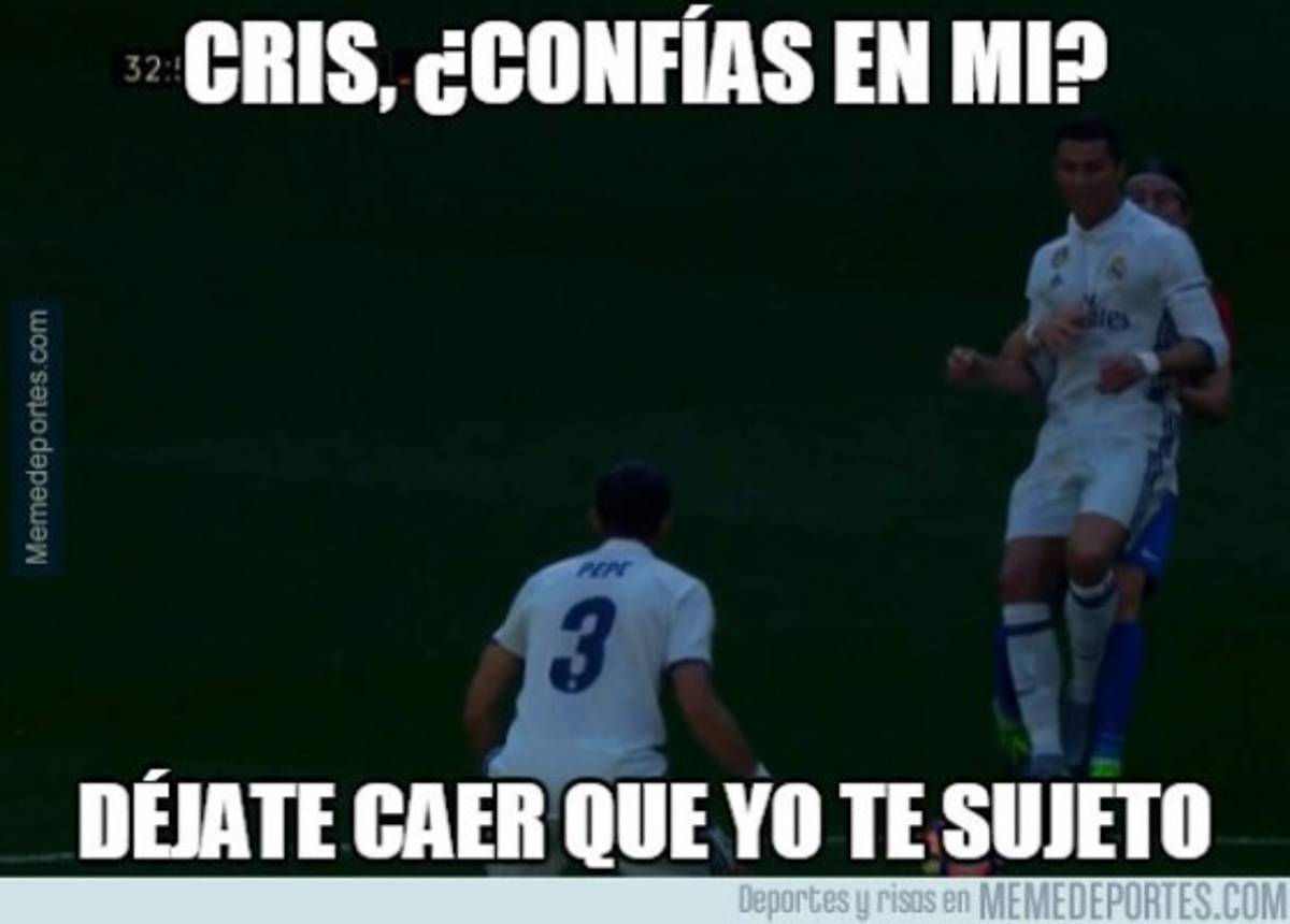 Los memes no perdonan al Madrid tras empate ante Atlético; Pepe es protagonista también