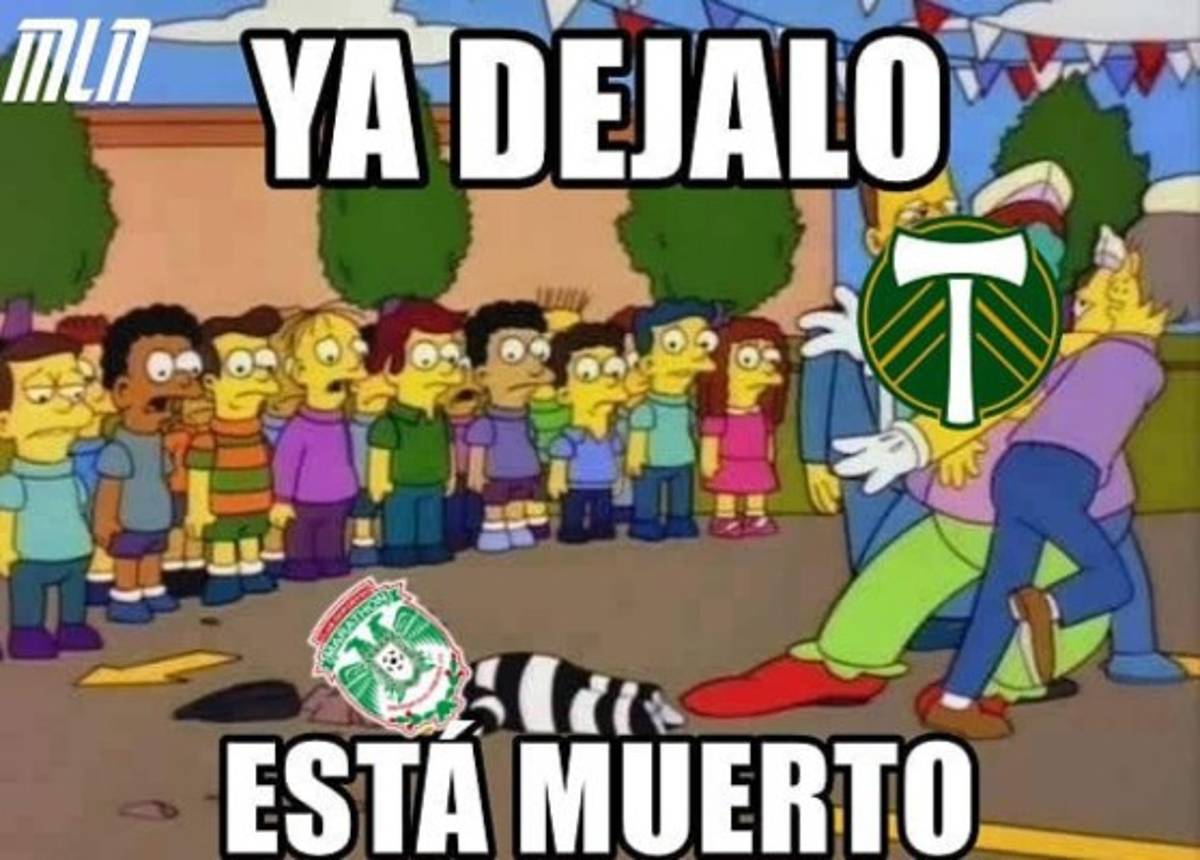 Humillan a Marathón con memes tras la paliza ante el Portland en la Concachampions
