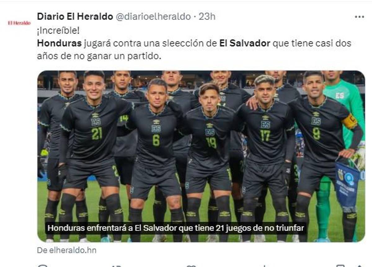 Lo que dice la prensa sobre el Honduras vs El Salvador: “Interesa poco” y “seguirá maquillando su realidad”
